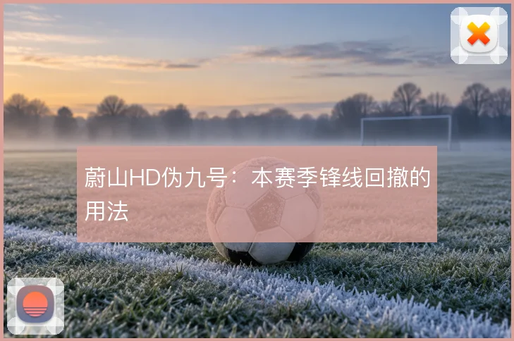 蔚山HD伪九号：本赛季锋线回撤的用法